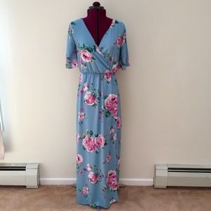 Beautuful Everly short sleeve maxi dress!